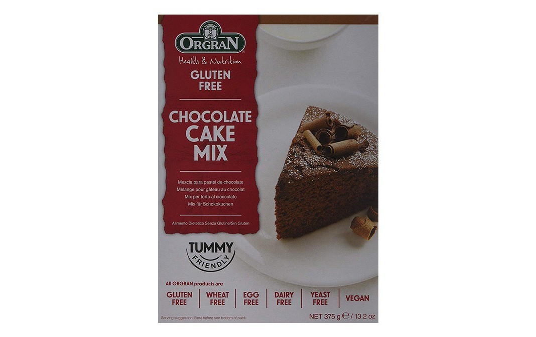 Orgran Gluten Free Chocolate Cake Mix   Pack  375 grams